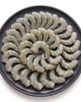 Creveti Black Tiger 16/20 decojiti, fara coada, pe farfurie