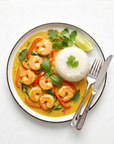 Curry galben tailandez cu creveți Black Tiger