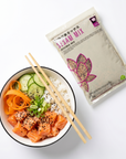 Mix de susan Irigoma Mix - poke bowl somon cu susan alb si negru