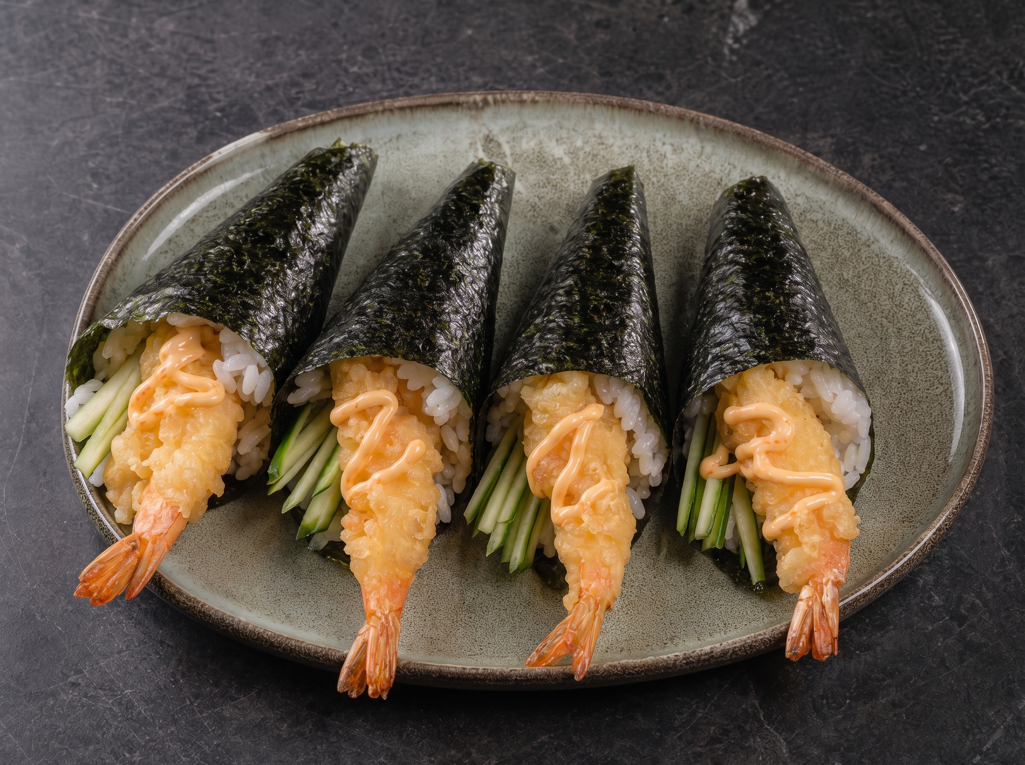 Temaki cu Tempura Ebi