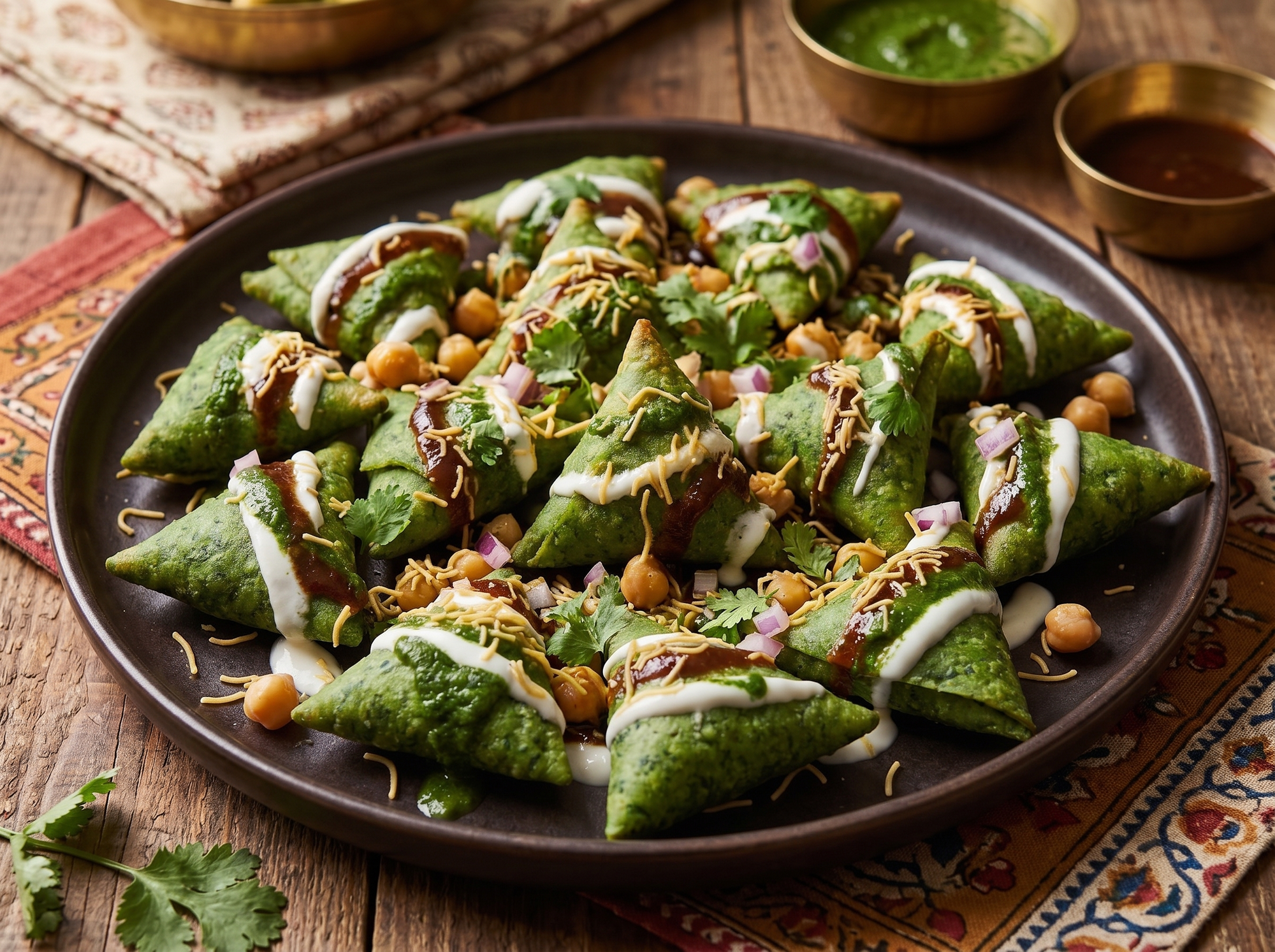 Samosa chaat