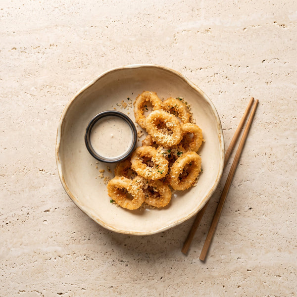Panko-crusted calamari