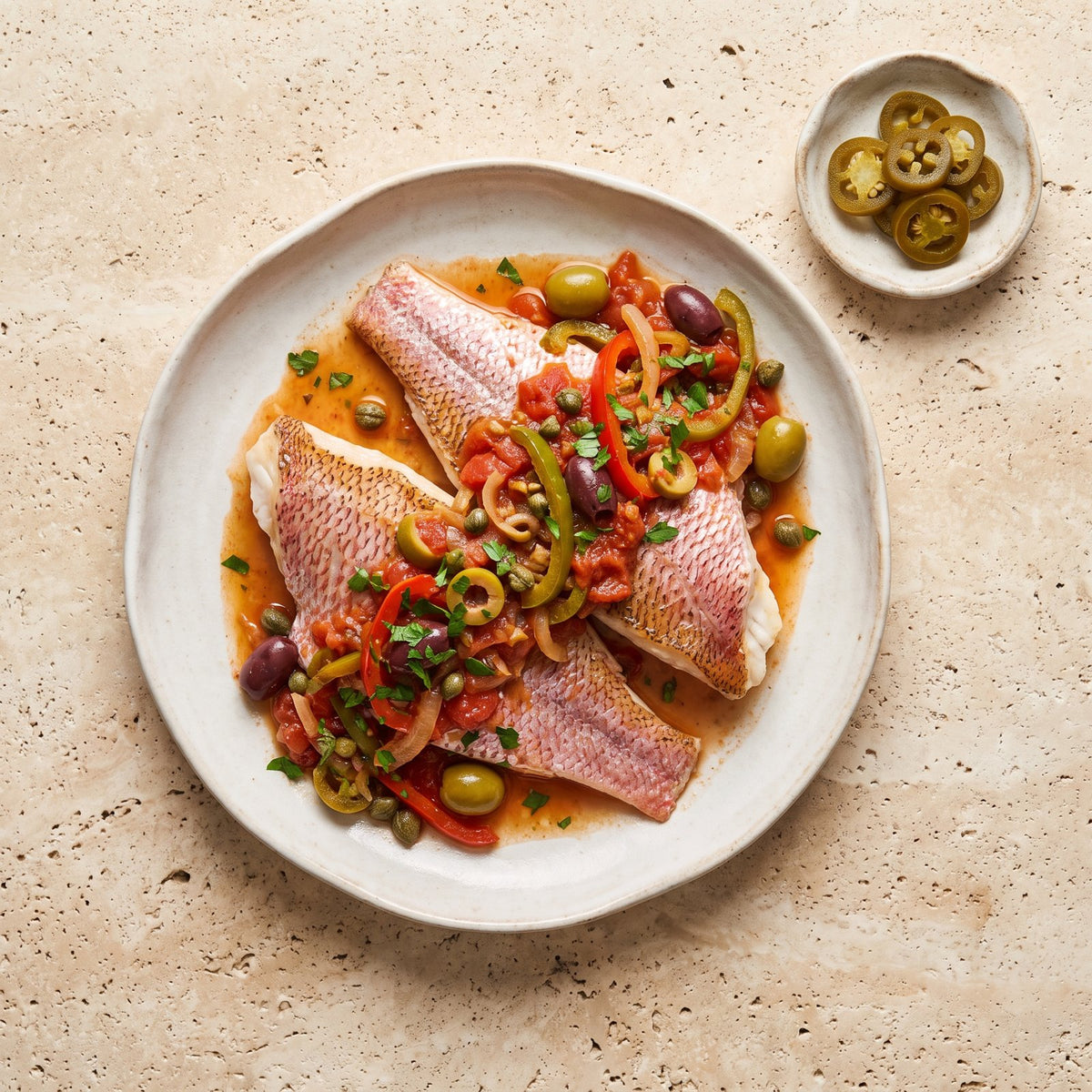 Red snapper în stil Veracruz