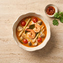 Tom yum cu creveți și lapte de cocos