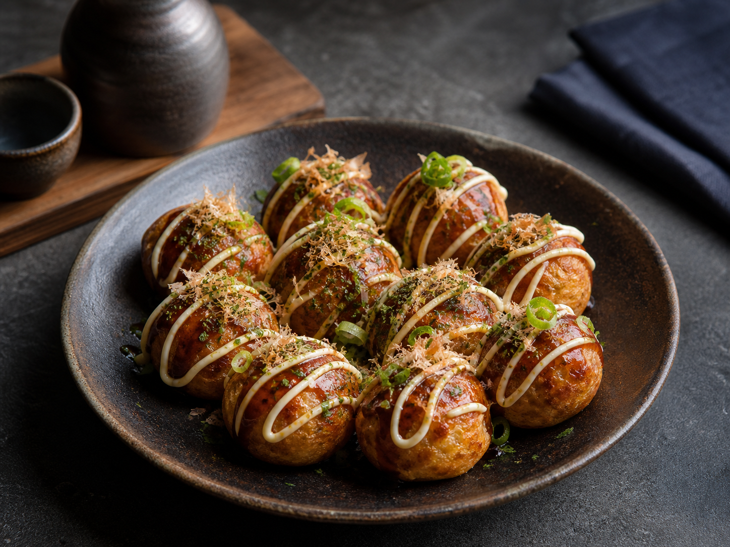 Takoyaki în stil Osaka