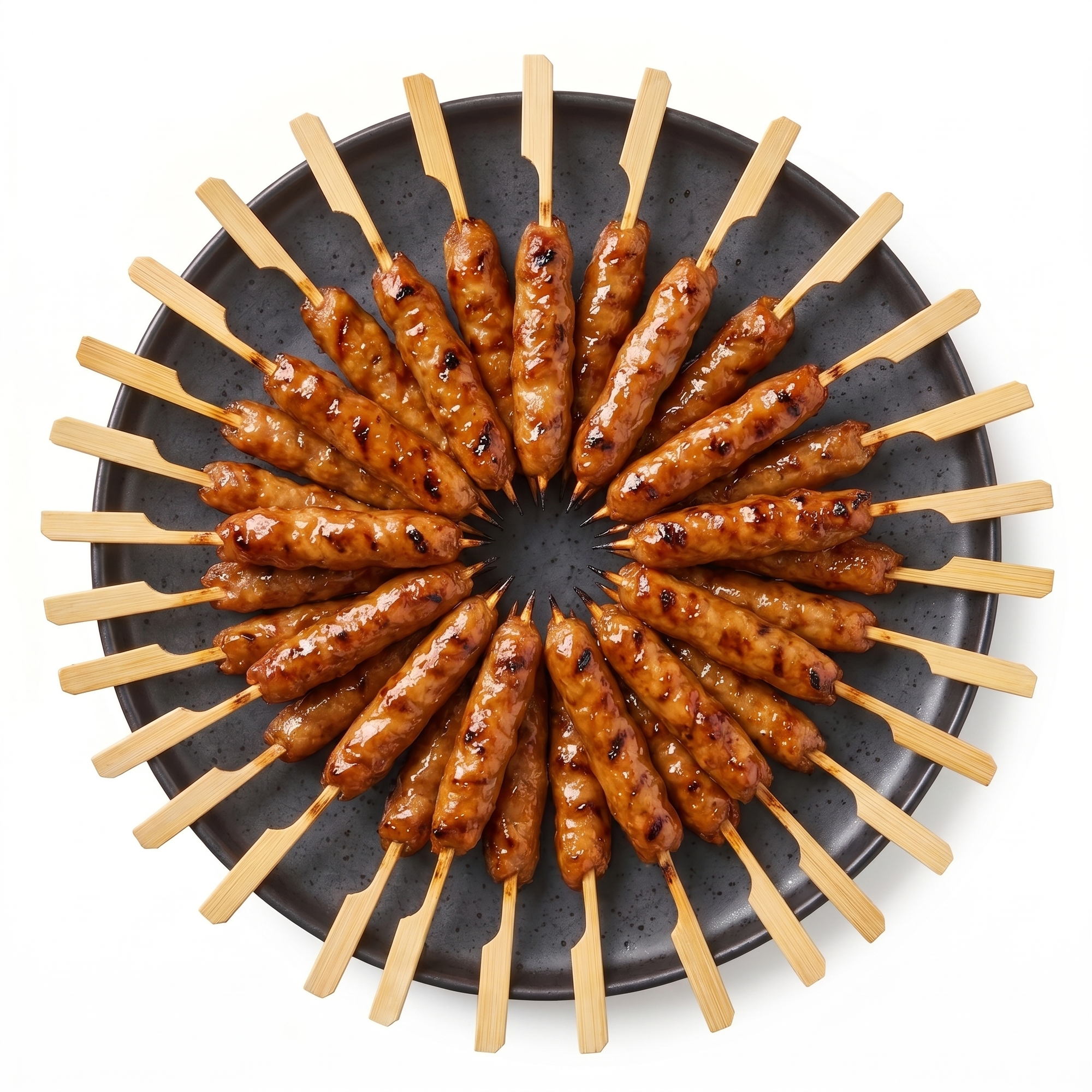 Frigărui Yakitori — 40 frigărui pe farfurie