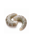 Creveți Black Tiger 26/30 decojiți fără coadă, gri-verzui crud realist