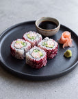 Uramaki cu Masago Red, sugestie de servire