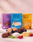 Discovery Mochi Box SeriosFood — mochi cacao, cocos, mango, cheesecake, ciocolată