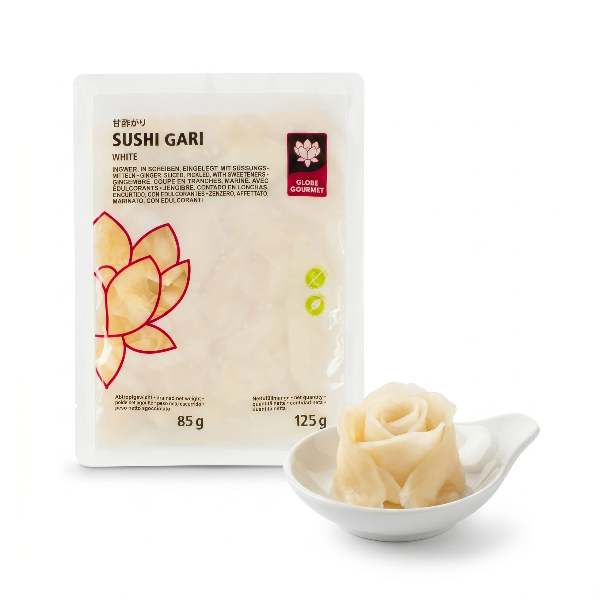 Ghimbir Gari alb pentru sushi