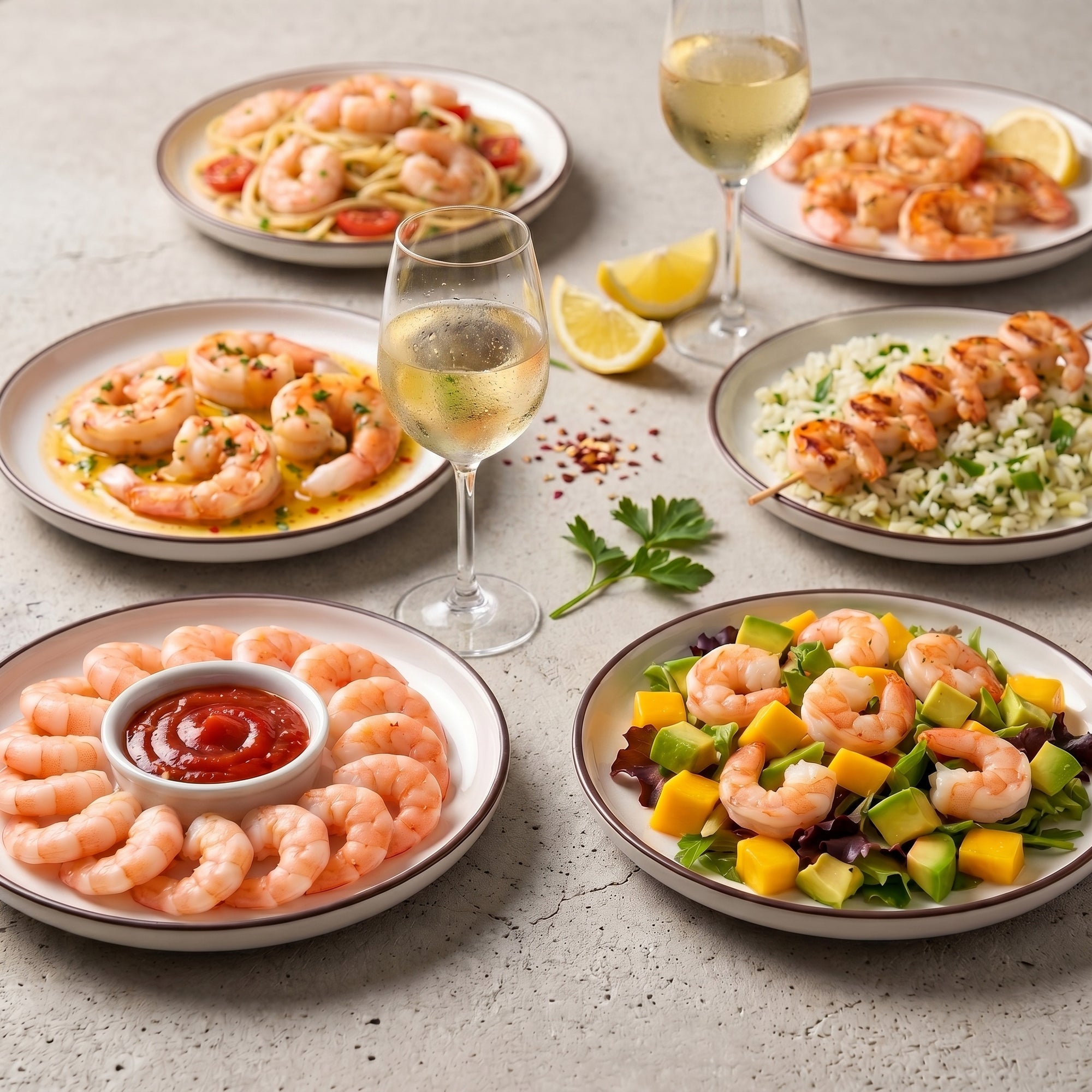 Creveți — asocieri culinare SeriosFood