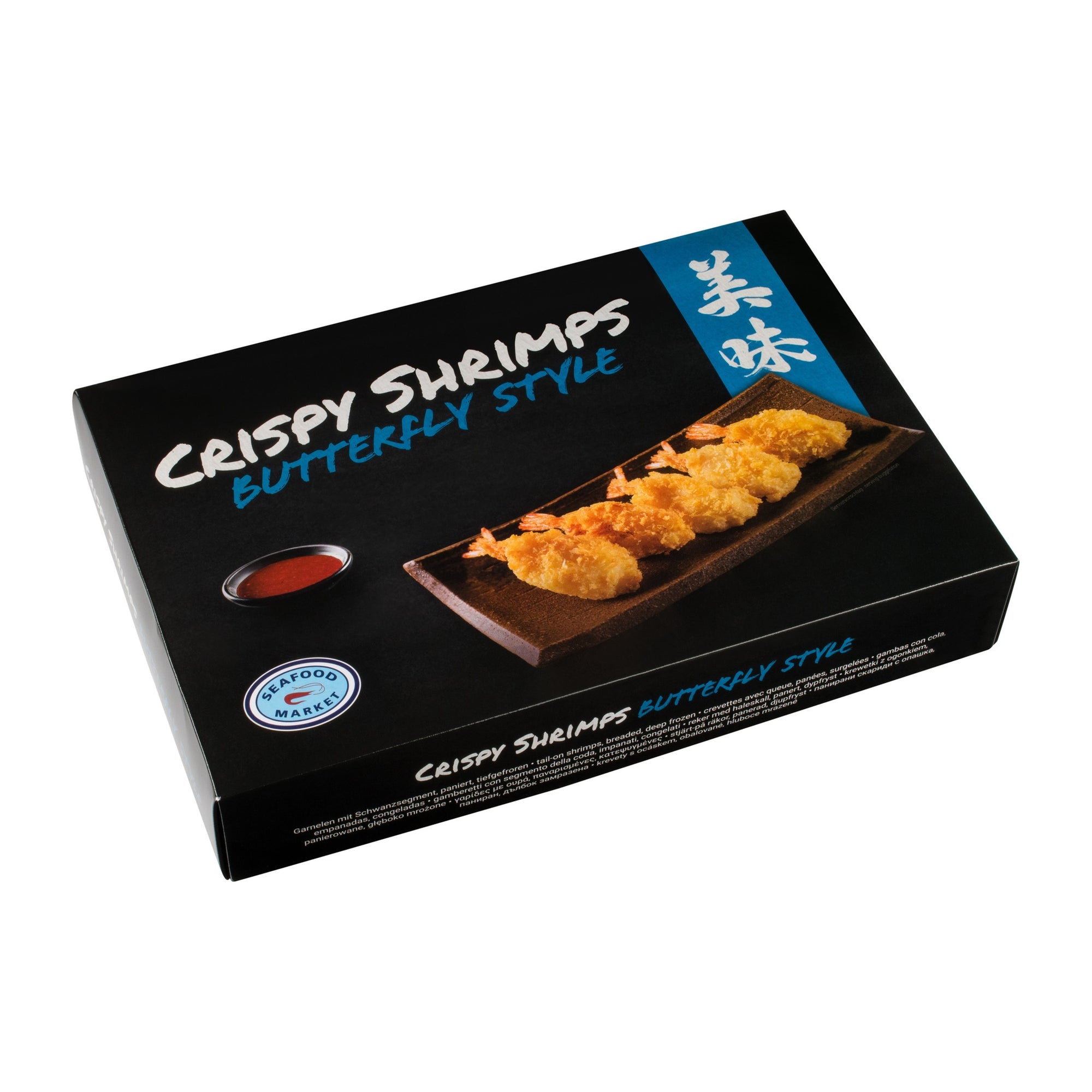 Creveți Crispy Butterfly — ambalaj original