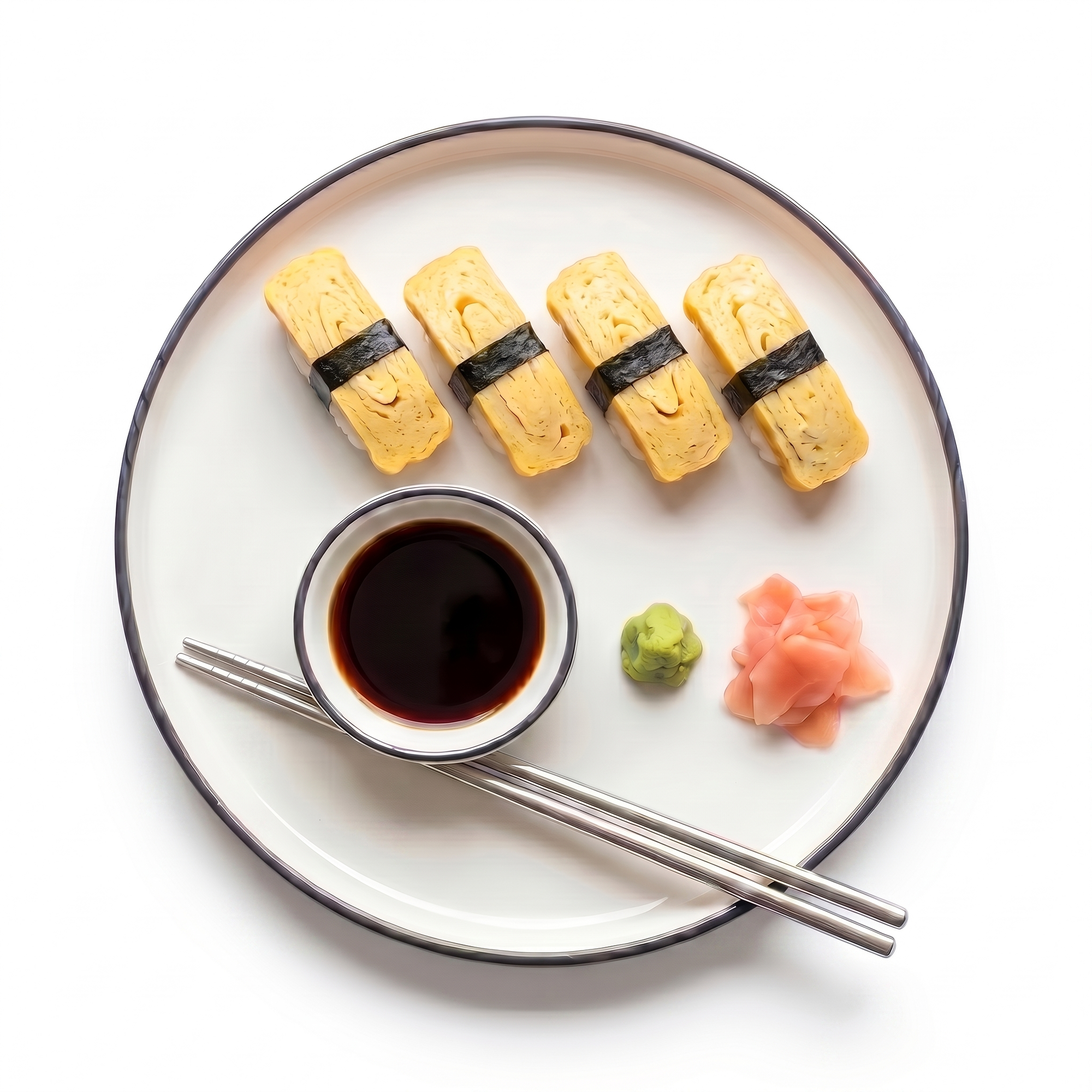 Savurezi Tamago — nigiri cu curelă de nori