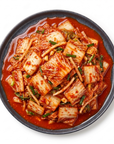 Kimchi pe farfurie — varză chinezească fermentată cu sos chili, porție 1kg