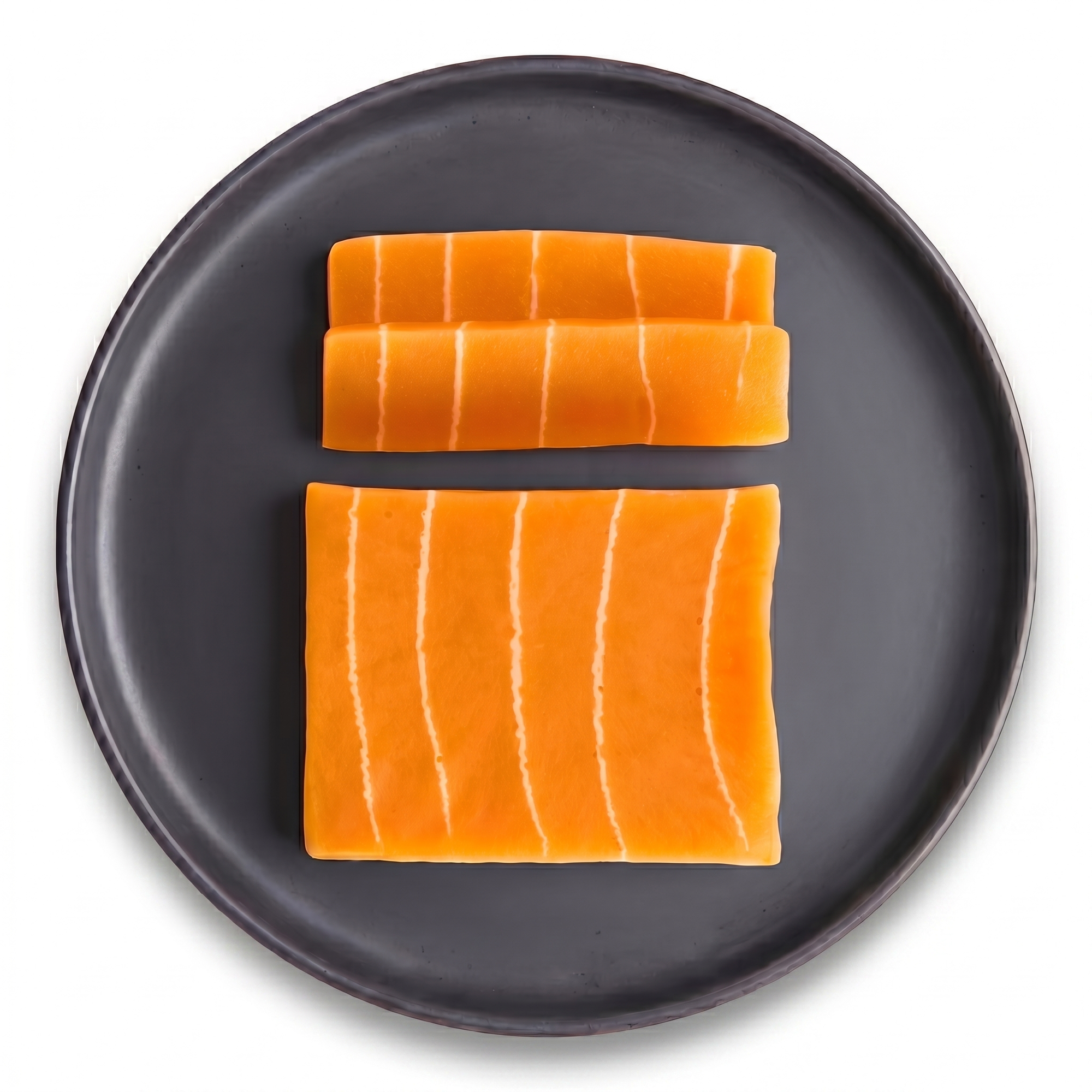 PlantZalmon vegan sashimi pe farfurie - SeriosFood
