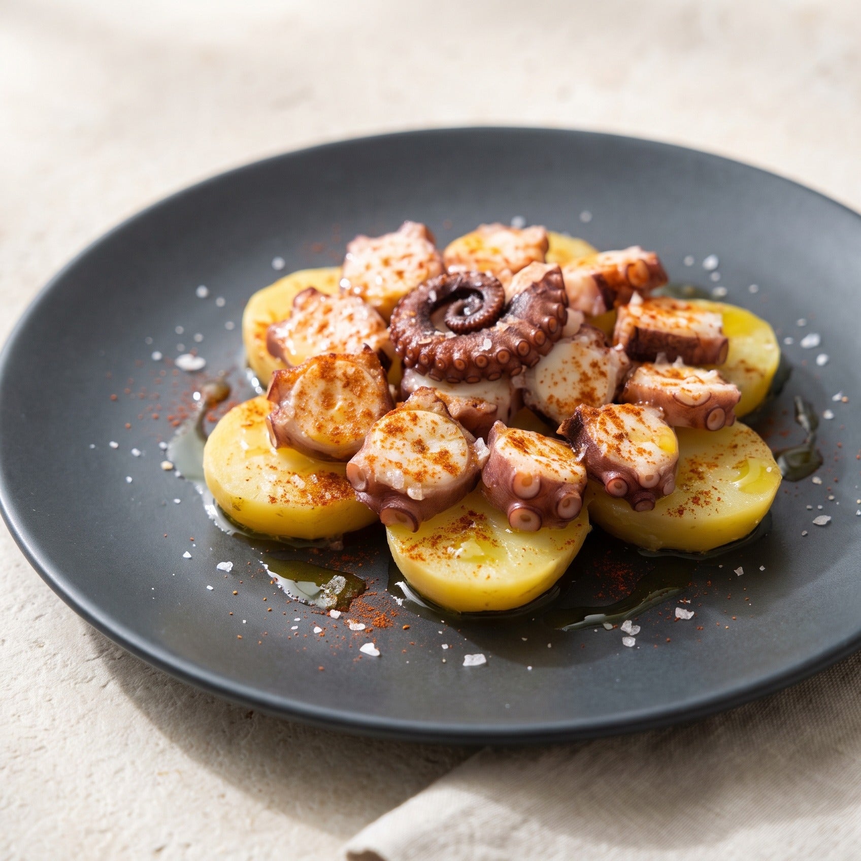 Rețetă Caracatiță a la gallega, cu cartofi și boia – SeriosFood