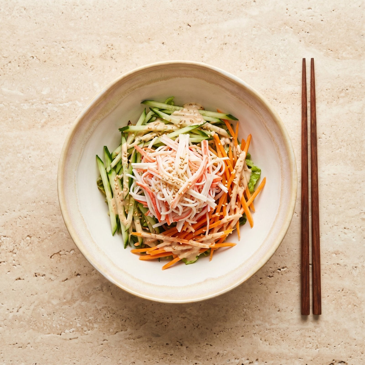Rețetă Kani salad, salata japoneză de surimi – SeriosFood