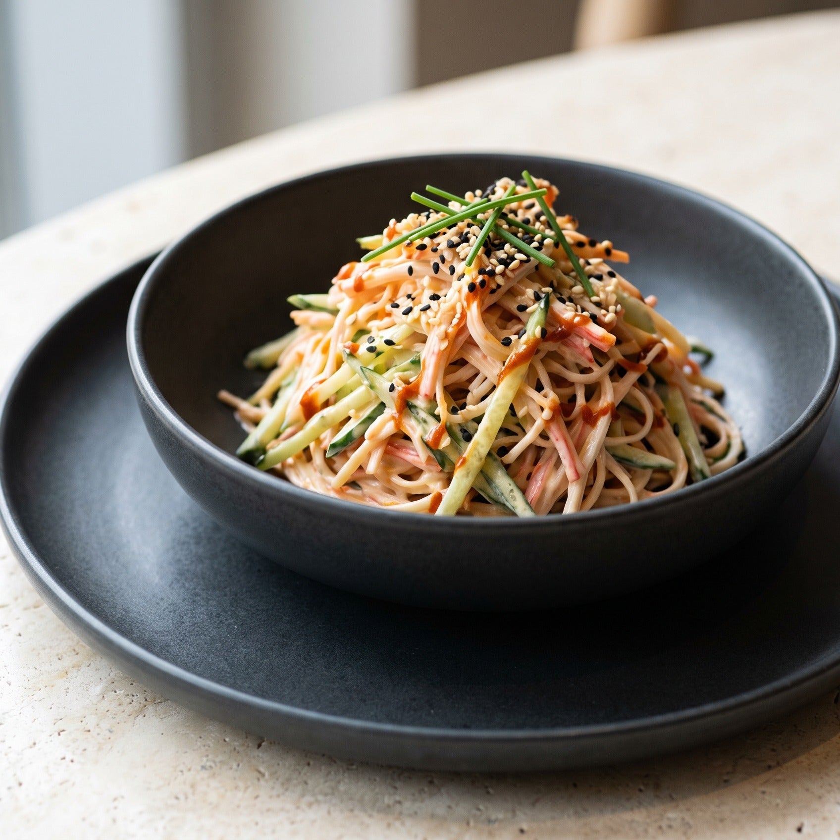 Rețetă Kani salad, salata japoneză de surimi – SeriosFood