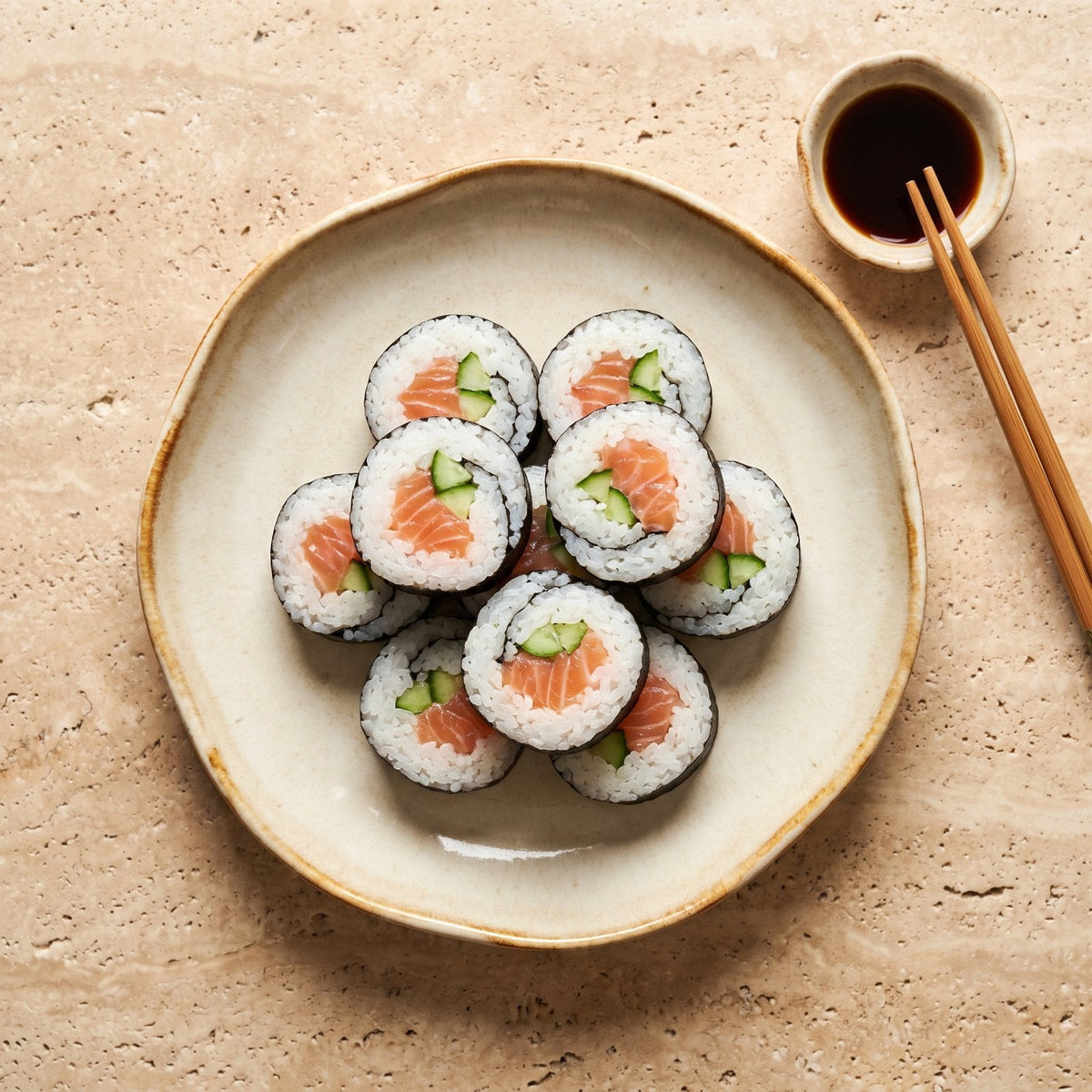 Rețetă Maki cu somon și castravete – SeriosFood