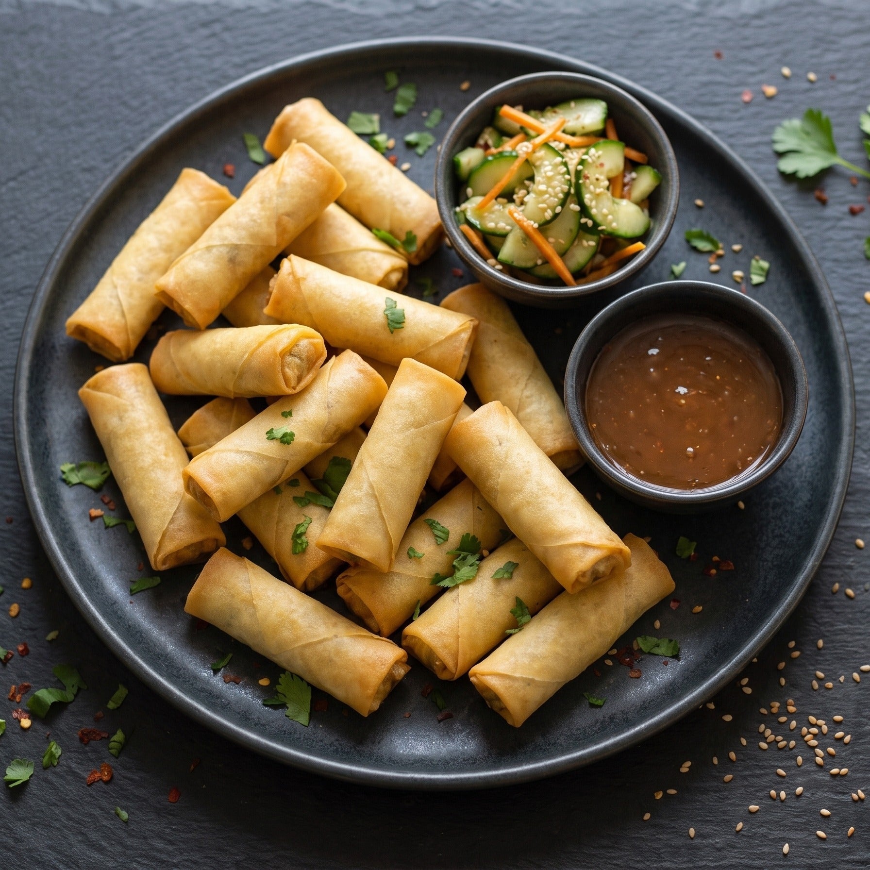 Rețetă Mini spring rolls cu dip dulce-picant – SeriosFood