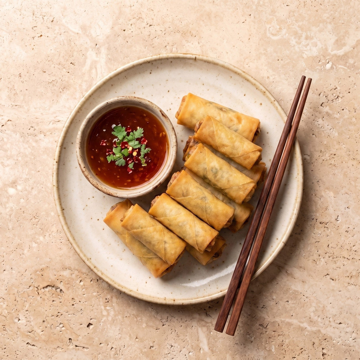 Rețetă Mini spring rolls cu dip dulce-picant – SeriosFood