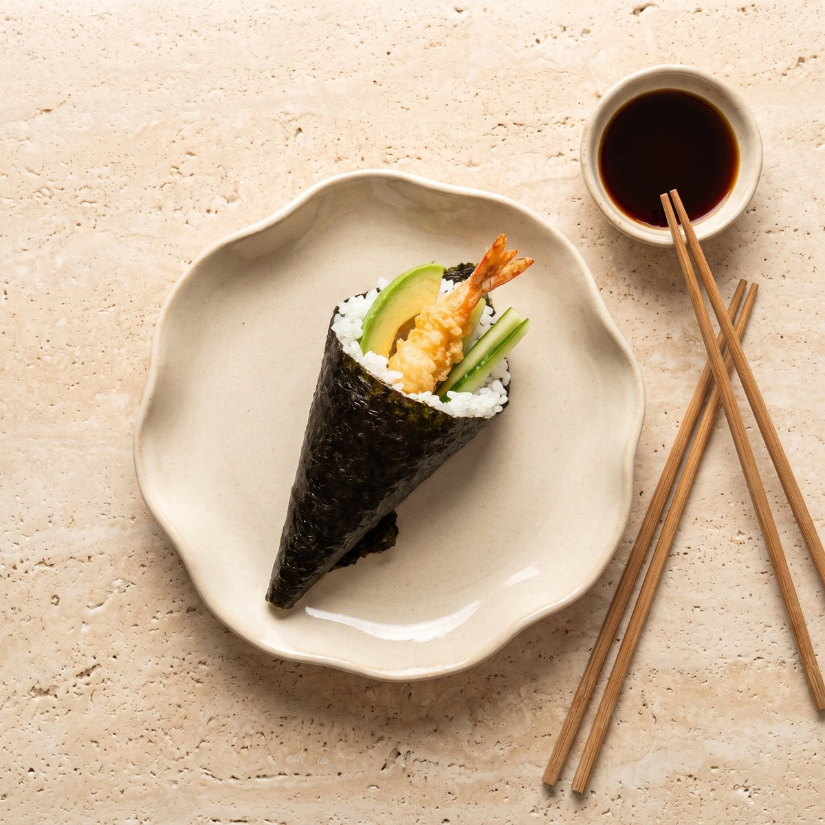 Rețetă Temaki cu Tempura Ebi – SeriosFood