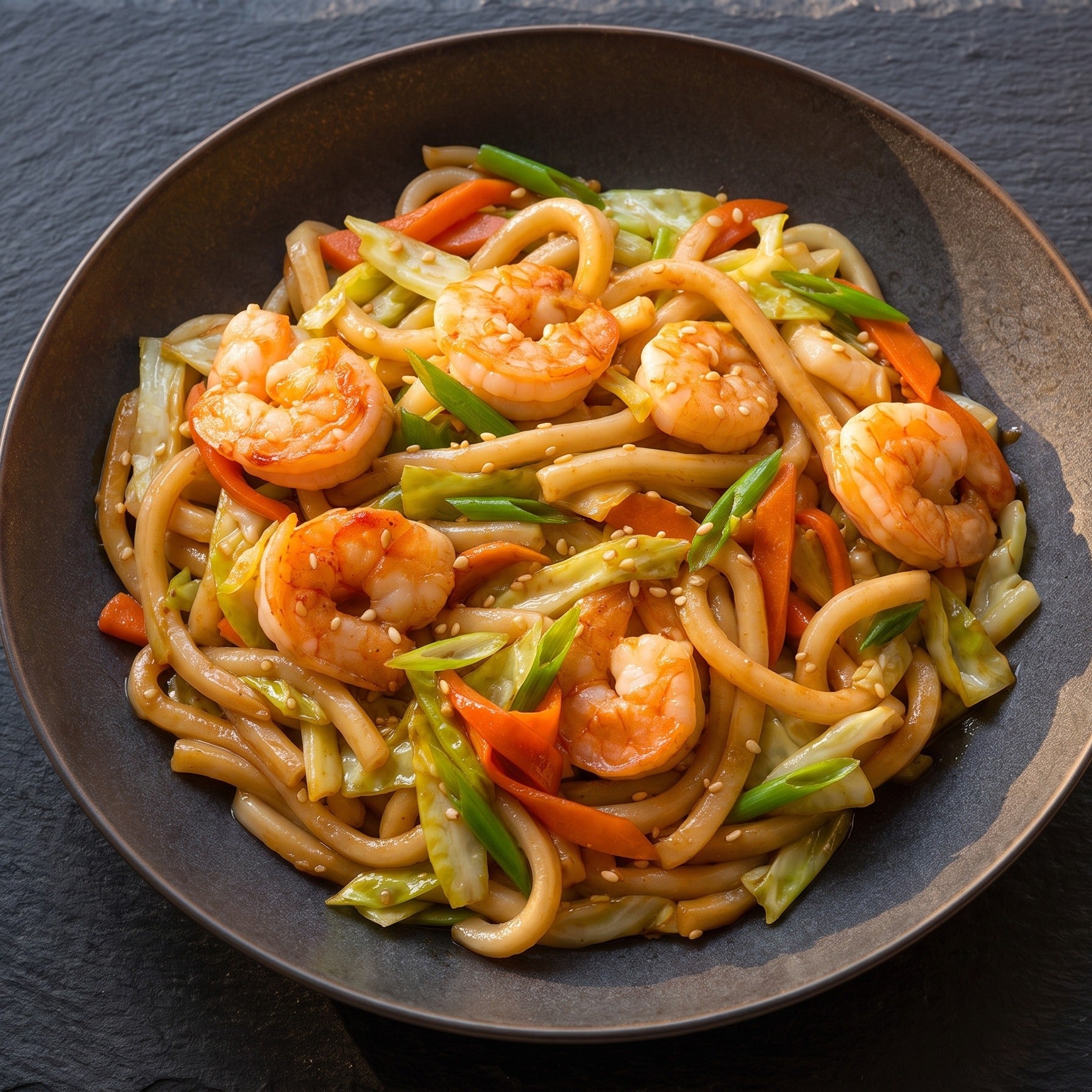 Rețetă Yaki udon cu creveți – SeriosFood