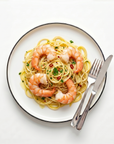 Spaghetti aglio e olio cu creveți Black Tiger jumbo