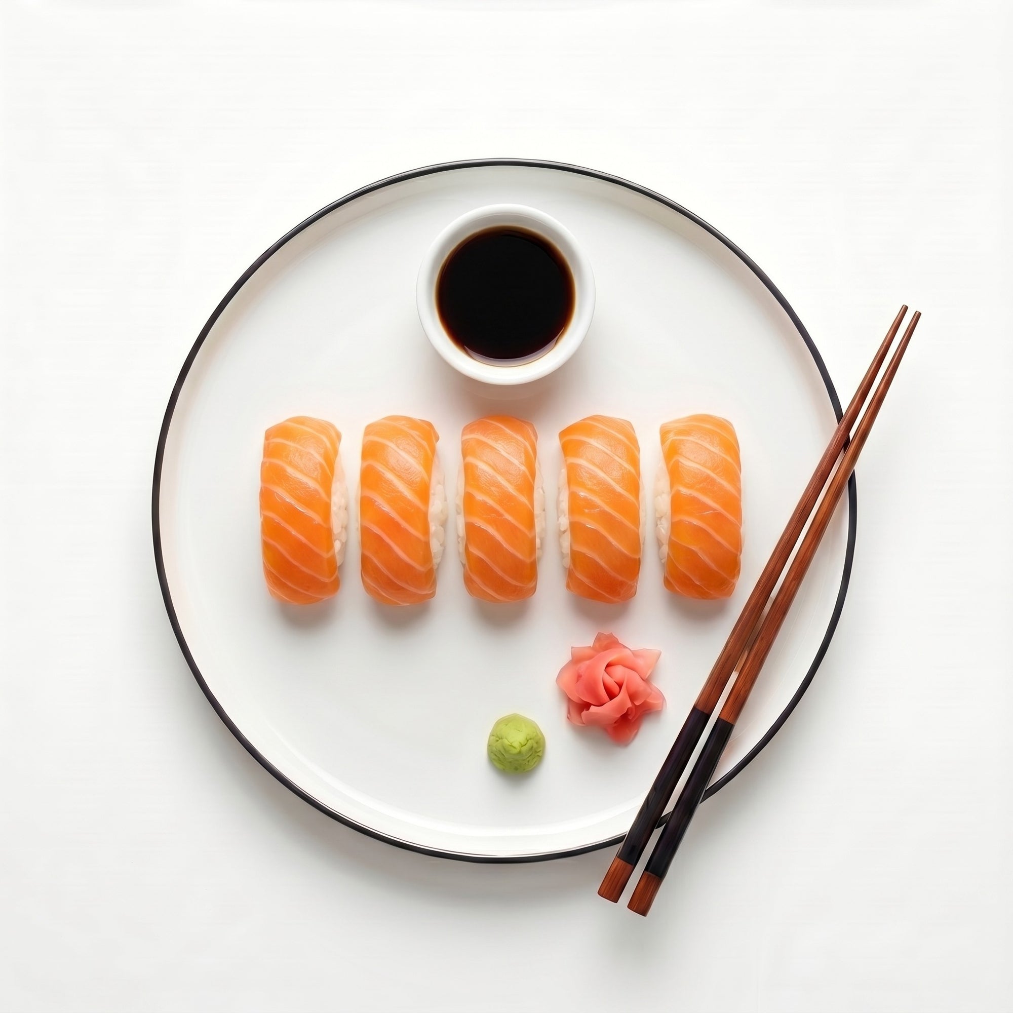 PlantZalmon nigiri vegan