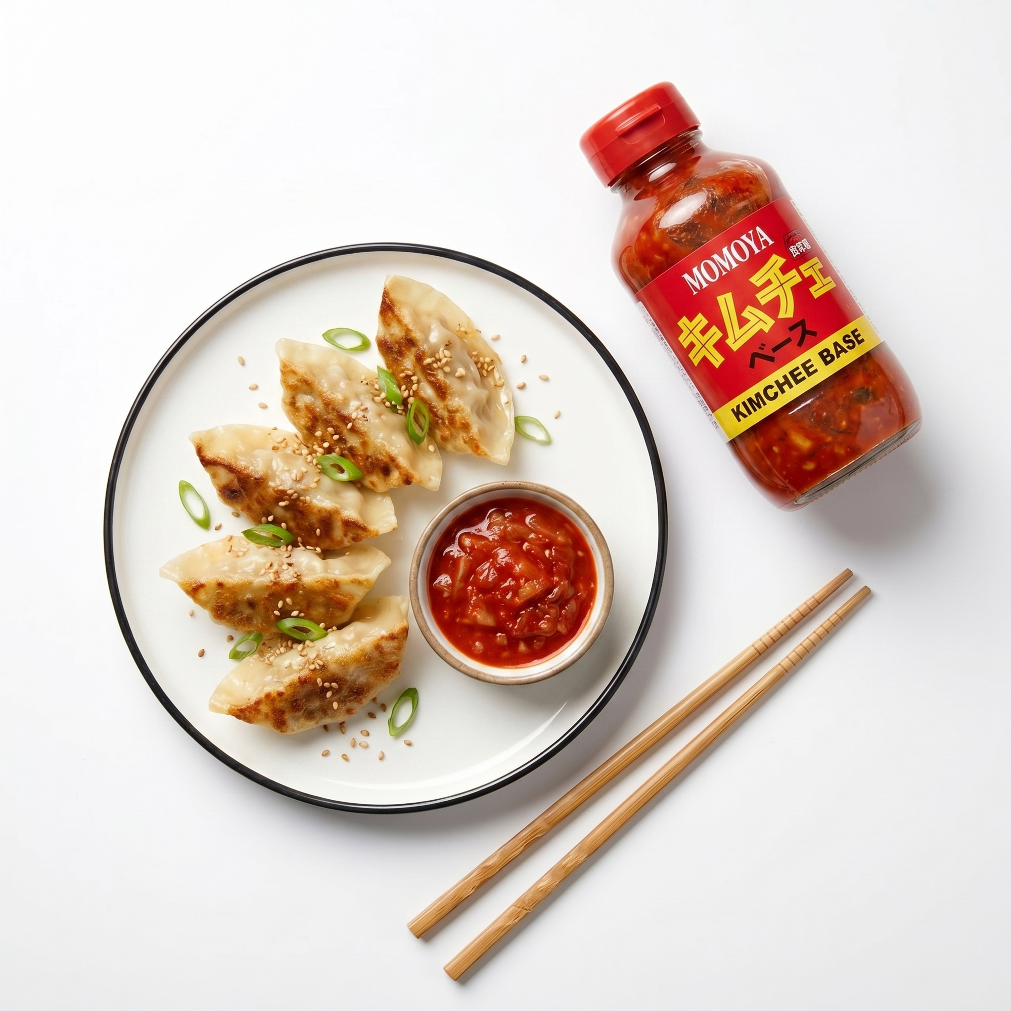 Sos Kimchi cu gyoza